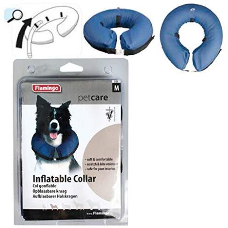 Collar gonfiabile K & F per cani M 33 x 33 x 10 cm