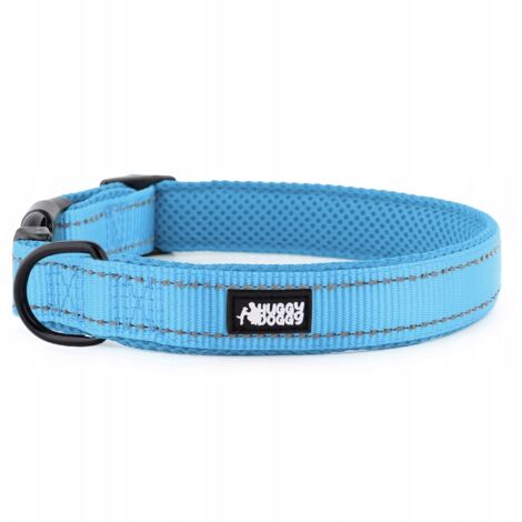 Collar HUGGY DOGGY para perro pequeño AJUSTABLE reflectante SÓLIDO XS