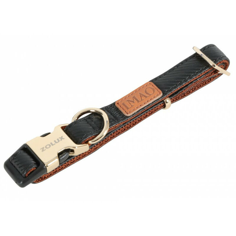

Collar IMAO MAYFAIR. 20 mm. ajustable. color negro. para perro.