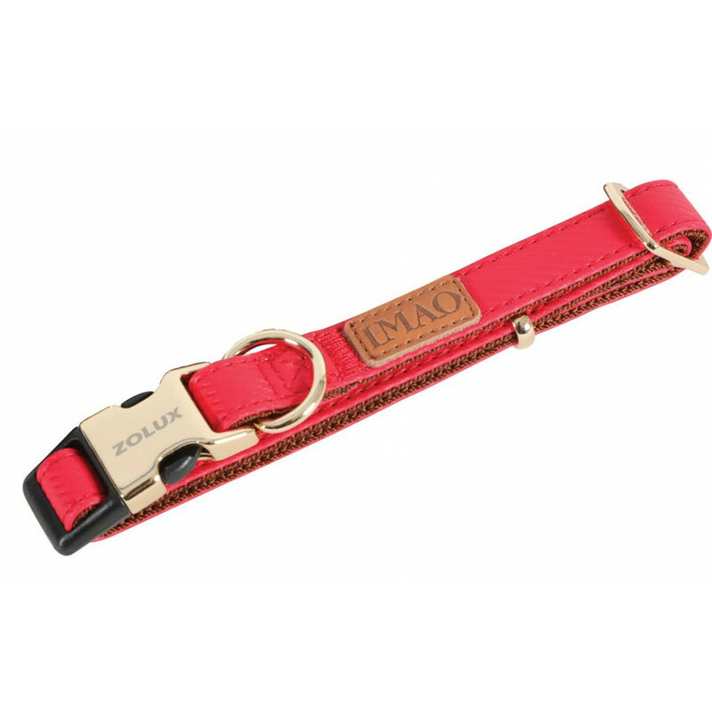 

Collar IMAO MAYFAIR. 25 mm. ajustable. color rojo. para perro.