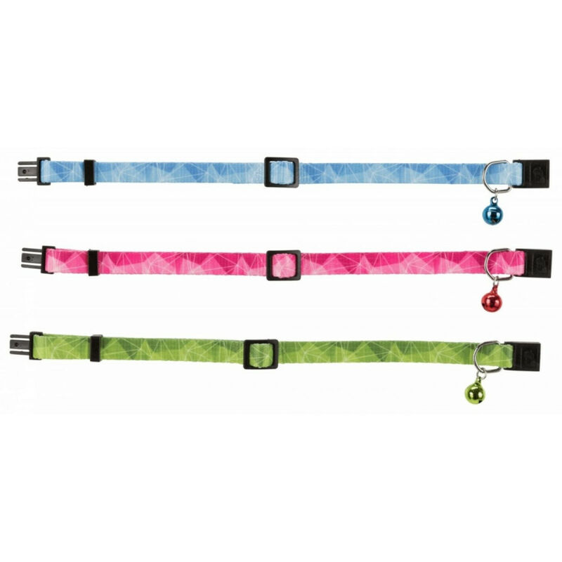 

Collar para gatos de poliéster con impresión gráfica en colores aleatorios