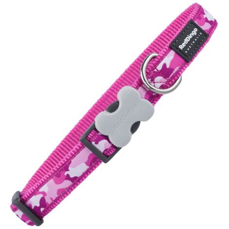 Collar para Perro Red Dingo Fucsia Camuflaje (2 x 31-47 cm)