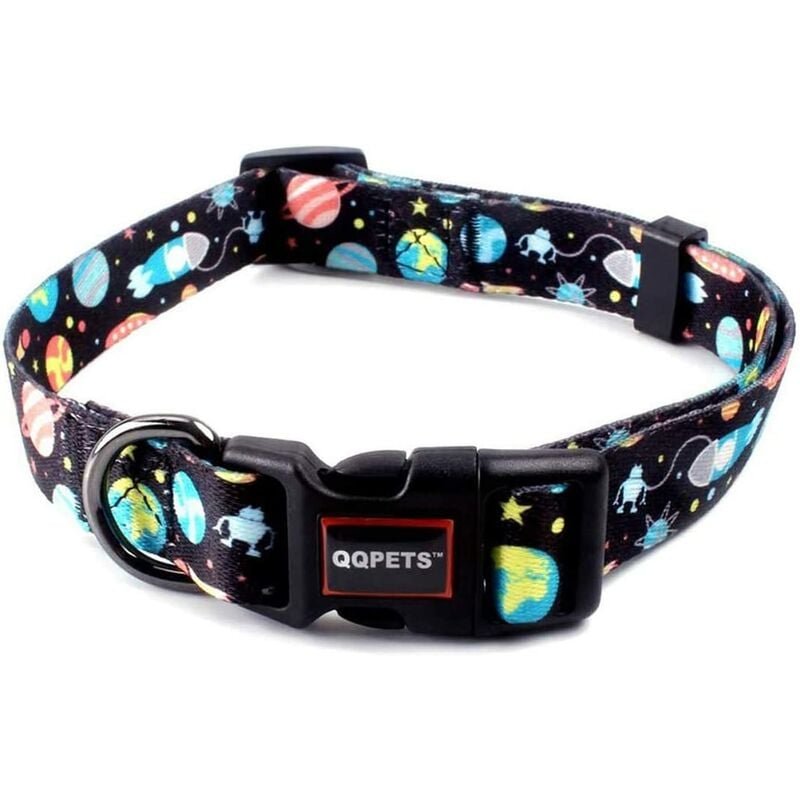 

Collar para perros ajustable, robusto y duradero de tamaño mediano (Star-M)