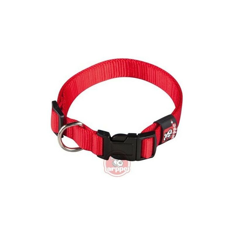 

Collar nylon basic rojo 40-47 cm - Arppe