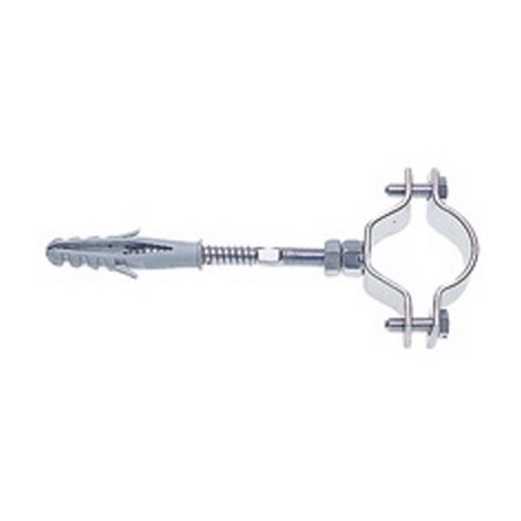 Collar pesado galvanizado con pasador y tornillo