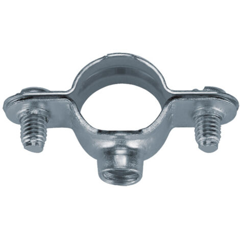 Collar simple de acero galvanizado - Paso 7x150 Ø40 - Caja de 50