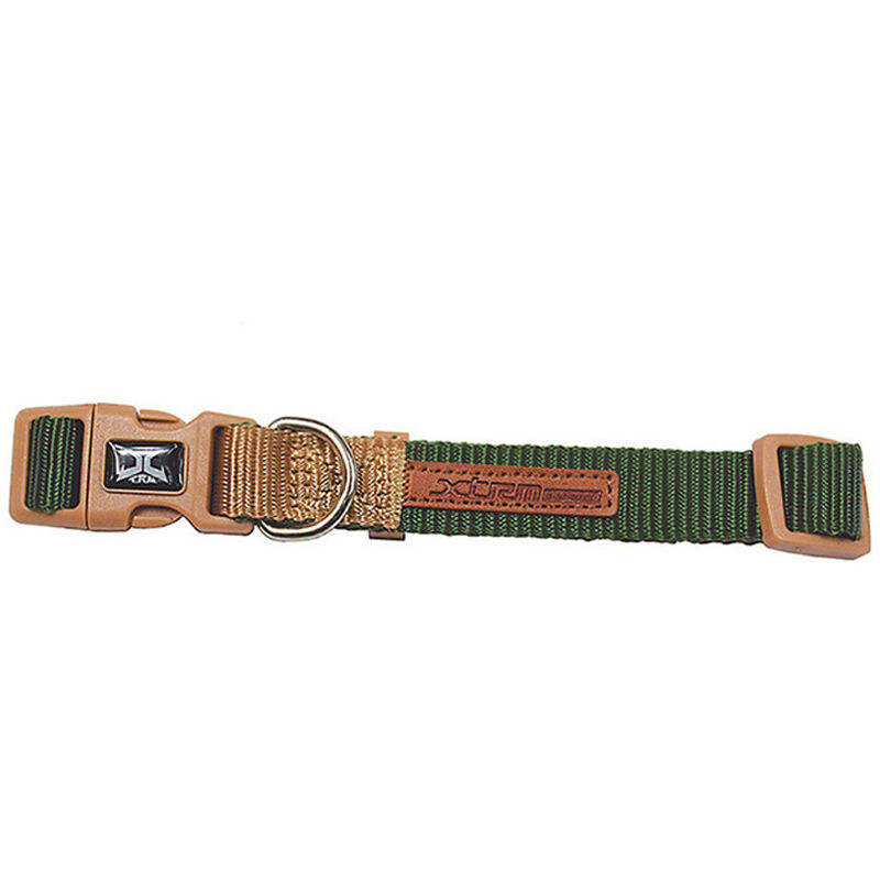 

Collar verde-beige forest-british x-trm doble premium 30-40cm x 1.5cm - Nayeco