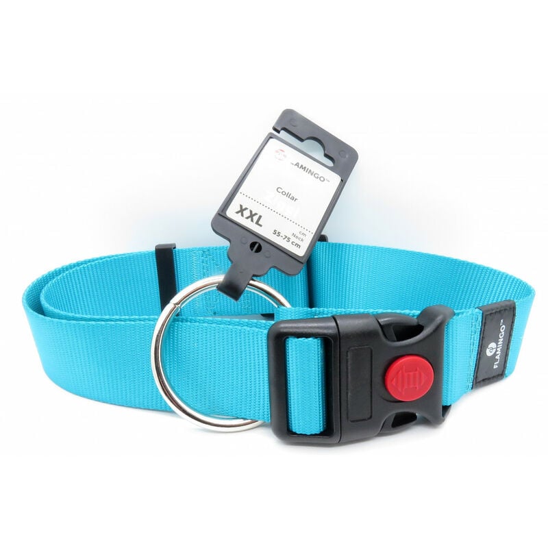 

Collar Ziggi turquesa 55 -75 cm. 40 MM . tamaño XXL. para perro.