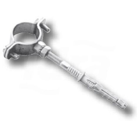 Collare ø1"1/4 fissaggio tubo con vite e tassello inox 304 155114304