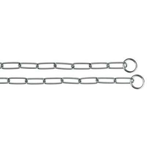 Collare a strangolo acciaio nichelato cm 50 conf. da 3pz
