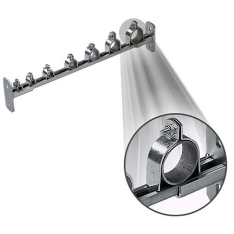 Collare ad incastro, ø tubazioni 1"1/4 per profili 27/18 - 30/15 - 32/20 - 38/40 - 40/60. Fascetta 24x2 01COL-32I-0042ZN