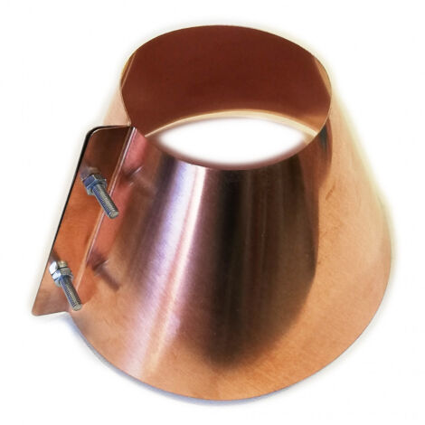 Collare conico da 220mm scossalina in rame spessore 6 decimi