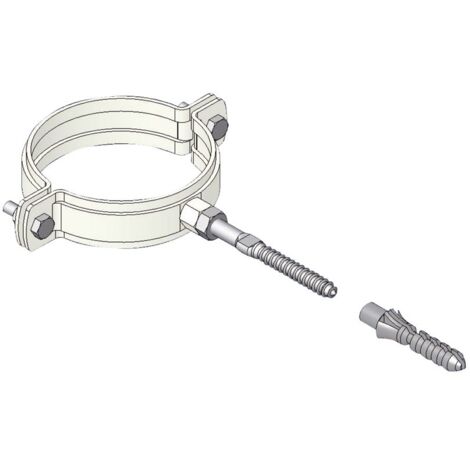 Collare di fissaggio - ø 100 mm verniciato bianco 0000051053B