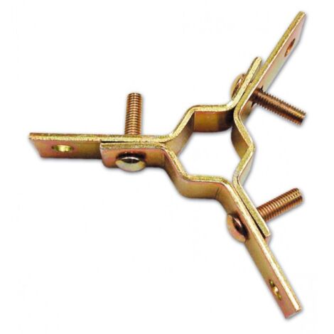 Collare di Fissaggio per Antenne profilo Piatto in Acciaio Tropicl Art 758 25 Pz