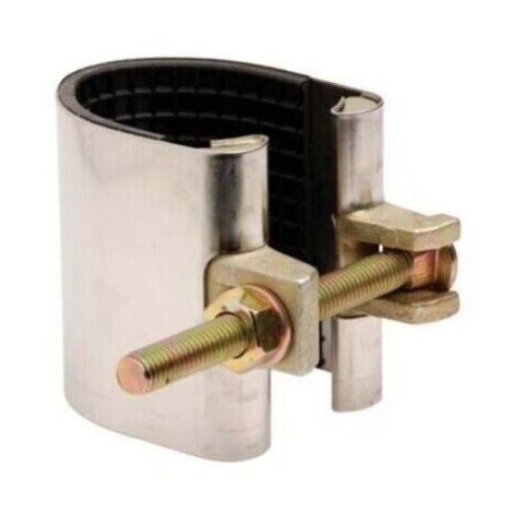 COLLARE DI RIPARAZIONE RAPIDO PER TUBI ACQUA ACCIAIO INOX VARIE MISURE (14373V