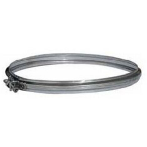 Collare Fascetta in acciaio Inox per Tubi Stufe - Ø25 cm