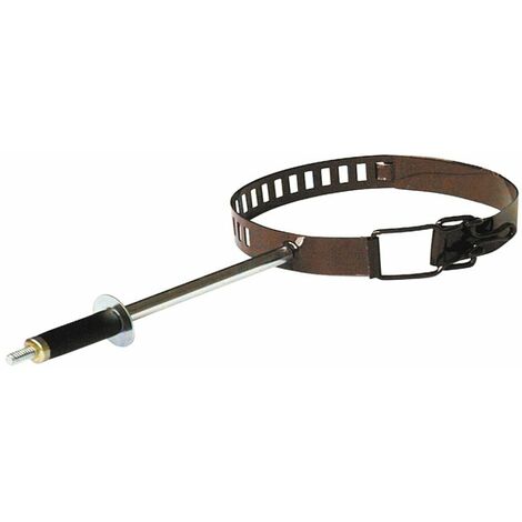 Collare Fascetta regolabile per tubi Stufe a Pellet - Marrone - Ø8/15x10 cm