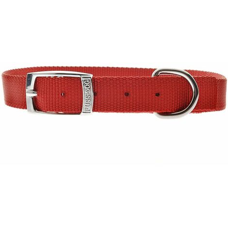 Collare in nylon per cani: 2,5 x 65 cm - Marrone