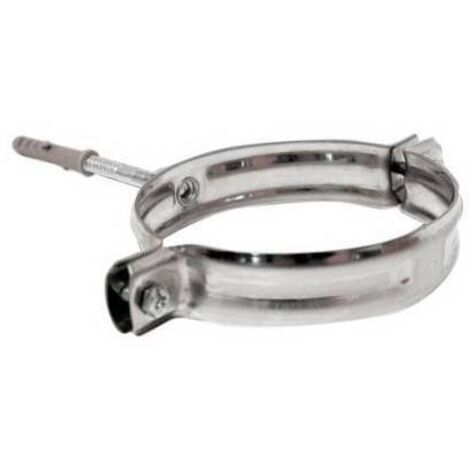 Collare inox per tubi fumo diam. 25