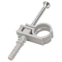 Collari doppi in nylon x tubo con vite 110685