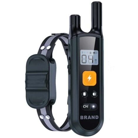 Collare per addestramento cani, collare elettrico IP67 con 99 livelli statici regolabili