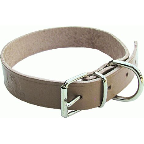 collare per cane in cuoio sfoderato larg mm 25 lung cm 51 collari cani