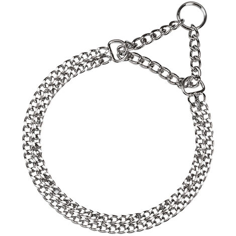 COLLARE PER CANE SEMI STRANGOLO 'CHROME' 'CSS5518'- cm 32 / 44