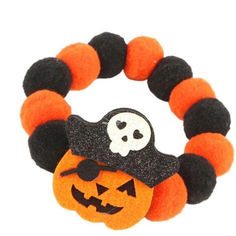 Collare per cani di Halloween, collare per cani alla moda - accessorio per feste, decorazione divertente, adatto per viaggi, eventi per cuccioli, feste all'aperto, taglia L (9-13 cm)