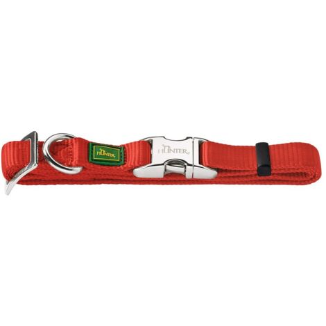 Collare per Cani Hunter Alu-Strong Rosso Taglia M (40-55 cm)
