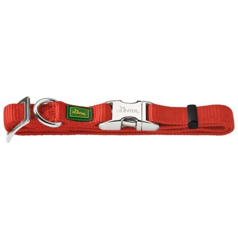 Collare per Cani Hunter Basic Alu-Strong Rosso Taglia L (45-65 cm)
