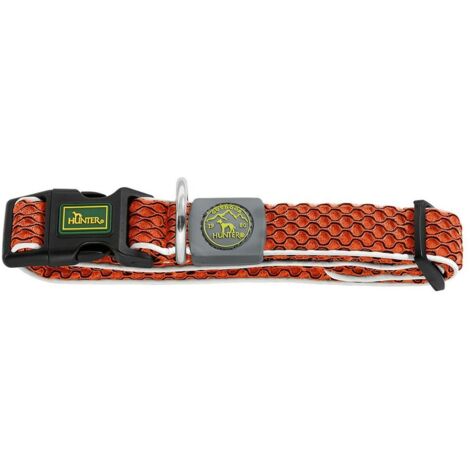 Collare per Cani Hunter Basic Filo Arancio Taglia M Orange (33-50 cm)