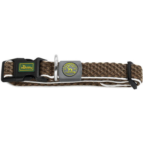 Collare per Cani Hunter Basic Filo Marrone Taglia M Brown (33-50 cm)