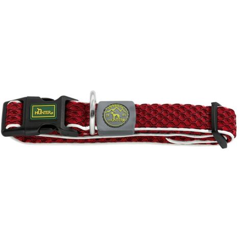 Collare per Cani Hunter Basic Filo Rosso 12 (33-50 cm)