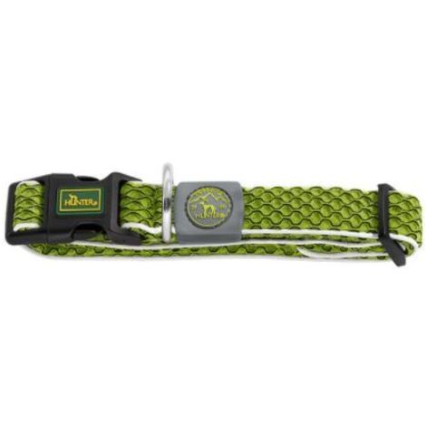 Collare per Cani Hunter Basic Filo Taglia M Lime (33-50 cm)
