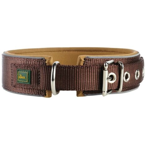 Collare per Cani Hunter Neoprene Reflect Marrone