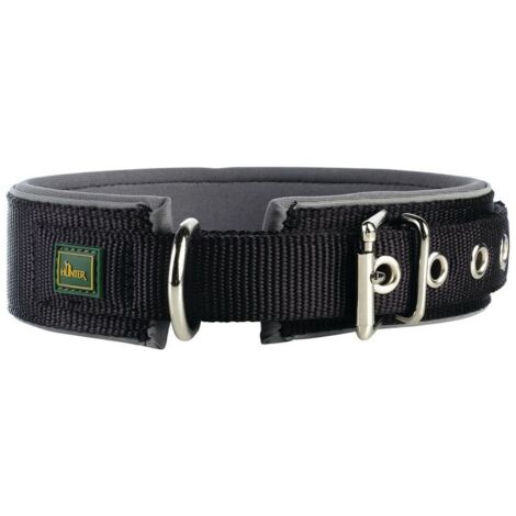 Collare per Cani Hunter Neoprene Reflect Nero