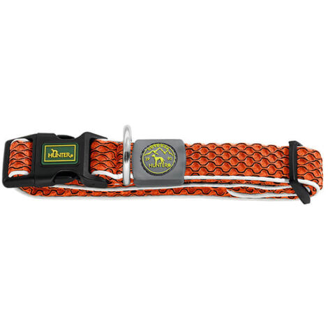 Collare per Cani Hunter Plus Filo Arancio Orange Taglia XS (45-70 cm)