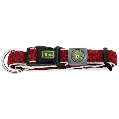 Collare per Cani Hunter Plus Filo Rosso Taglia L (40-60 cm)