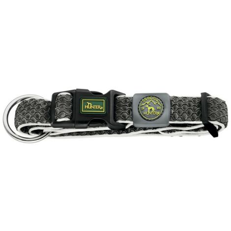 Collare per Cani Hunter Plus Filo Taglia L Antracite (40-60 cm)