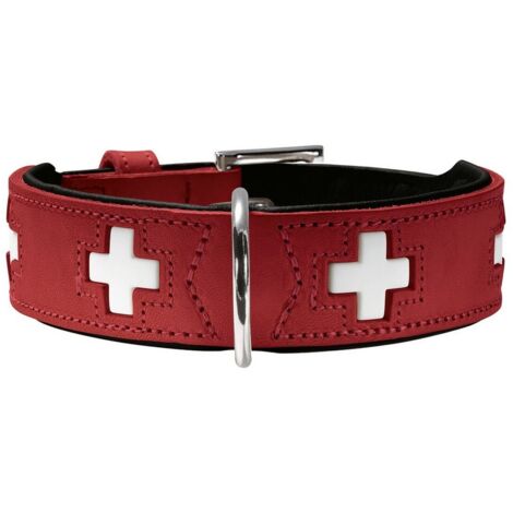 Collare per Cani Hunter Swiss Rosso/Nero (41-49 cm)