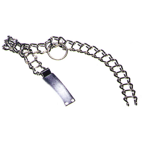 COLLARE PER CANI NICHELATO cm. 35 - medio 12.00 pz