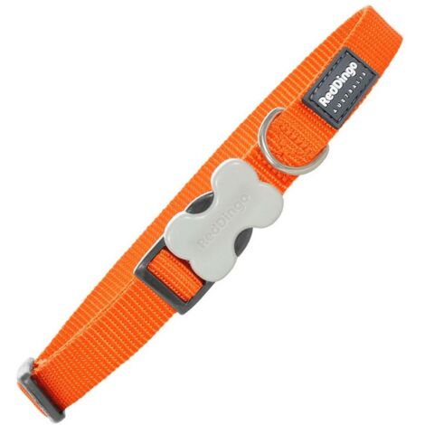 Collare per Cani Red Dingo Liscio Arancio (2 x 31-47 cm)