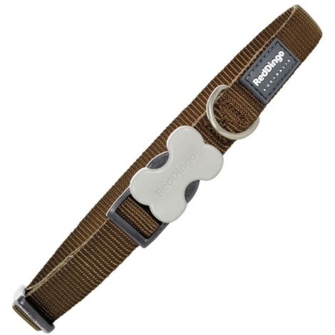 Collare per Cani Red Dingo Liscio Marrone (1,5 x 24-36 cm)