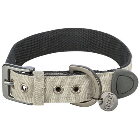 Collare per Cani Trixie CityStyle Grigio chiaro S/M 30-37 cm