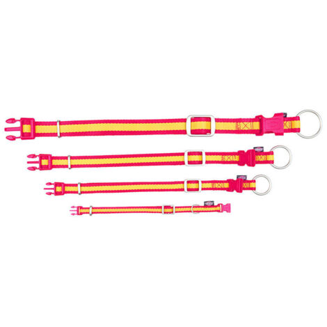 Collare per Cani Trixie Premium Giallo Rosso L/XL 40-65 cm