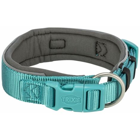 Collare per Cani Trixie Premium Grafite Azzurro Chiaro L/XL 53-62 cm