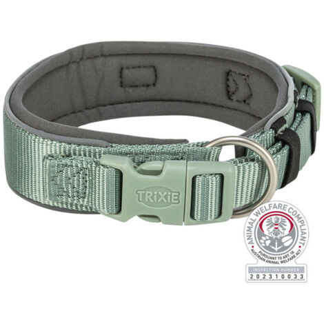 Collare per Cani Trixie Premium Verde Grafite L/XL 53-62 cm
