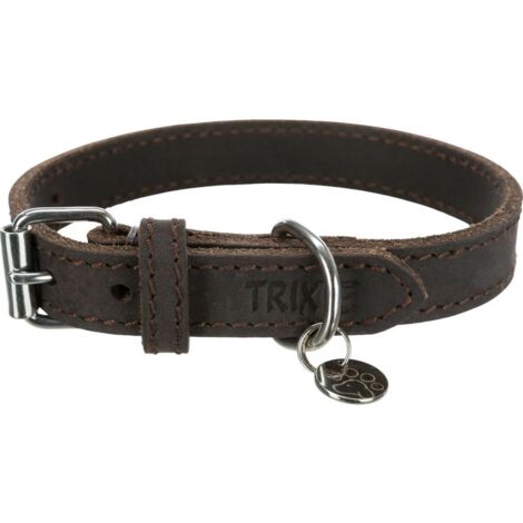Collare per Cani Trixie Rustic Marrone scuro M/L 42-48 cm