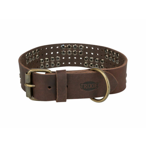Collare per Cani Trixie Rustic Marrone scuro S-M