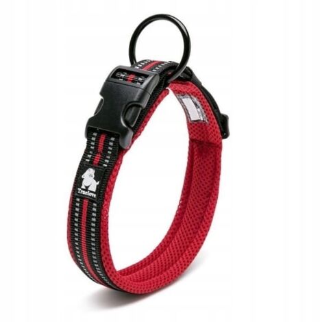 Collare per cani TRUELOVE S RIFLETTENTE ROSSO